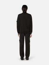 Stone Island Black RWS Wool Crewneck Jumper