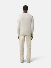 Stone Island Beige Crewneck Jumper with Ribbed Details