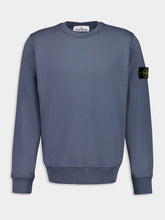 Stone Island Dark Blue Sweatshirt with Side Logo
