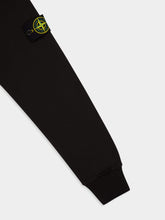 Stone Island Black Crewneck Cotton Sweatshirt