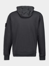 Stone Island Lead Grey Hooded Sweatshirt with Pouch Pocket