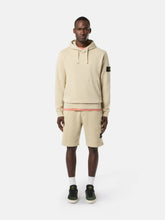 Stone Island Off White Hooded Sweatshirt with Pouch Pocket