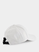 Stone Island White Compass-Embroidered Cap