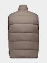 Stone Island Walnut Brown Down Zip Vest