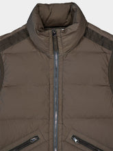 Stone Island Walnut Brown Down Zip Vest