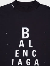Balenciaga Black Optical Oversized T-Shirt