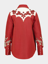Alémais Rust Duke Embroidered Shirt