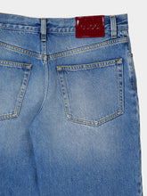 Gucci Light Blue Straight Fit Denim Pants