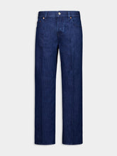 Gucci Dark Blue Straight Fit Denim Pants