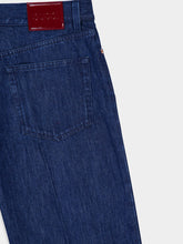 Gucci Dark Blue Straight Fit Denim Pants