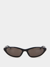 Balenciaga Black Neo Oval 2.0 Sunglasses