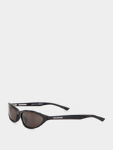 Balenciaga Black Neo Oval 2.0 Sunglasses