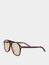 Saint Laurent Havana SL 596 Dune Aviator Sunglasses