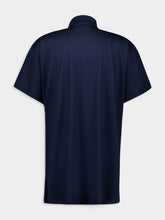 Balenciaga Navy Blue Intertwined Cotton Piqué Polo