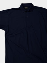 Balenciaga Navy Blue Intertwined Cotton Piqué Polo
