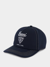 Gucci Dark Blue Cotton Yume Baseball Hat