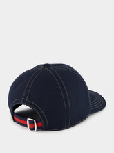 Gucci Dark Blue Cotton Yume Baseball Hat