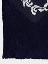 Alémais Ink Blue Dillon Appliqué Midi Skirt