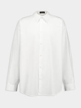 Balenciaga White Minimal Poplin Shirt
