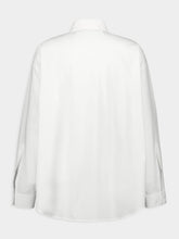 Balenciaga White Minimal Poplin Shirt