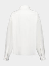 Balenciaga White Long-Sleeved Cotton Shirt