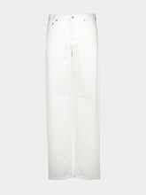 Gucci White Straight-Leg Denim Jeans