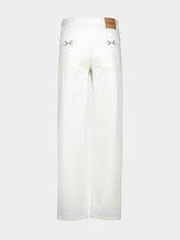 Gucci White Straight-Leg Denim Jeans