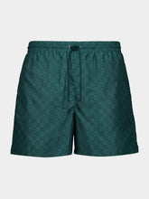 Gucci Glade Green GG Nylon Swim Shorts