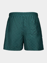 Gucci Glade Green GG Nylon Swim Shorts