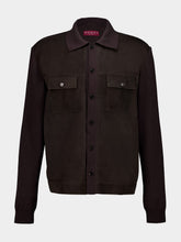 Gucci Brown Suede Buttoned Jacket