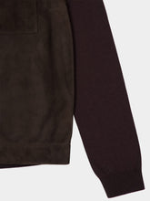 Gucci Brown Suede Buttoned Jacket