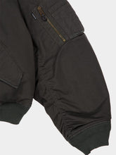 Balenciaga Hooded Standard Bomber Jacket in Anthracite