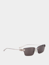 Balenciaga Black and Metallic Gossip Cat Sunglasses