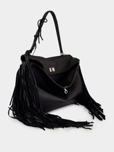 Balenciaga Black Rodeo Medium Handbag with Fringes