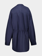 Balenciaga Shirt Mini Dress in Faded Blue