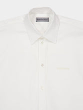 Balenciaga White Cotton-Silk Train Shirt