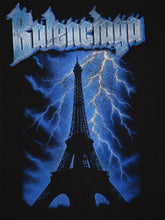 Balenciaga Black Paris Thunderstorm Oversized T-Shirt