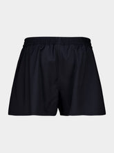 Balenciaga Black A-Line Wool Boxer Shorts