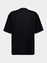 Balenciaga Black Cotton Graphic T-Shirt