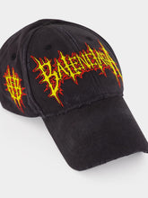 Balenciaga Faded Black Sacré Cœur Embroidered Cap
