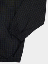 Balenciaga Navy Micro Tartan Track Jacket