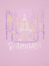 Balenciaga Old Pink Graphic Cotton T-Shirt