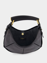 Saint Laurent Black Mombasa Small Leather Hobo Bag