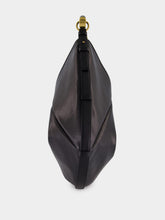 Saint Laurent Black Mombasa Large Leather Hobo Bag