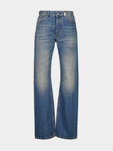 Alexander McQueen Washed Blue Straight-Leg Jeans
