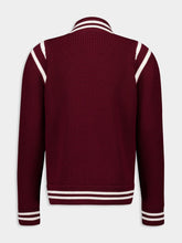 Gucci Rosso Ancora Red Knit Cardigan