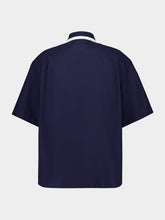 Gucci Dark Blue Heavy Poplin Cotton Shirt