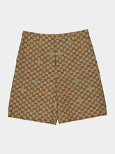Gucci Camel and Dark Brown GG Canvas Shorts