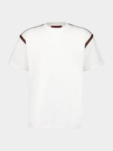 Gucci White Embroidered Cotton T-Shirt