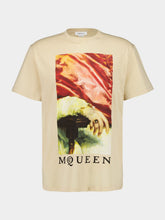 Alexander McQueen Sandstone Printed Crew Neck T-Shirt